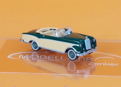 MB 220 S Cabrio - moosgrün/beige 1:87