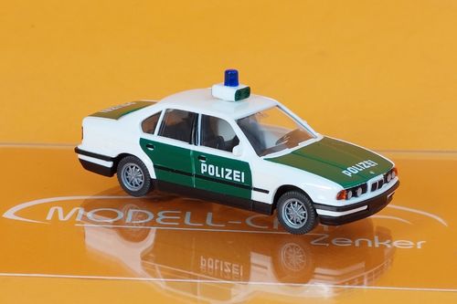 BMW 525i Polizei weiß/grün 1:87