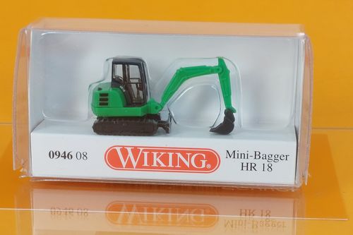 Mini-Bagger HR 18 - grün 1:160