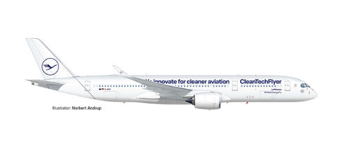Lufthansa Airbus A350-900 "Clean TechFlyer" D-AIVD 1:500