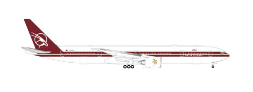 Qatar Airways Boeing 777-300ER A7-BAC 1:500