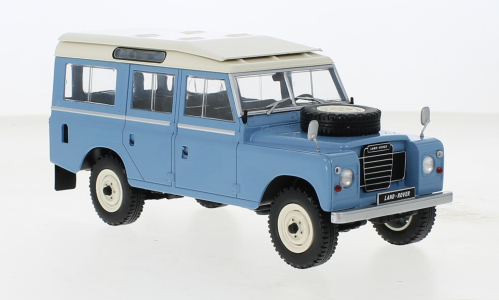 Land Rover Series III 109 blau Bj. 1980 1:24