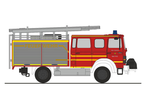 Magirus Iveco MK LF 16-TS Feuerwehr Bad Tölz 1:87
