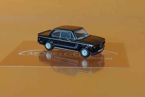 BMW 2002 Turbo Bj.1973 schwarz Dekor 1:87