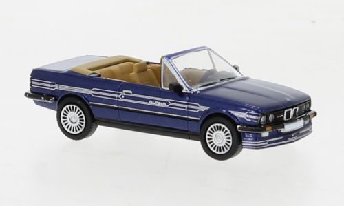 BMW Alpina C2 2,7 Cabrio dunkelblau Dekor 1986 1:87