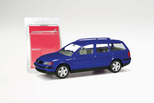 Minikit VW Passat Variant ultramarinblau 1:87