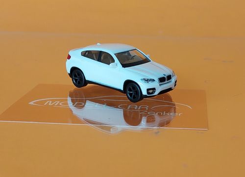 BMW X6 (E71) weiß schwarze Felgen 1:87