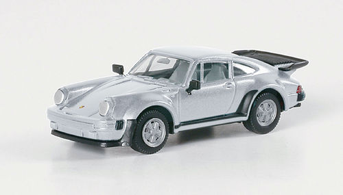 Porsche 911 (930) Turbo silber metallic 1:87