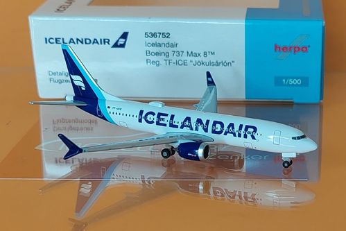 Icelandair Boeing 737 Max 8 - new colors 1:500