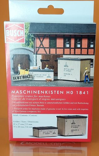 Busch 1841 Maschinenkisten West H0