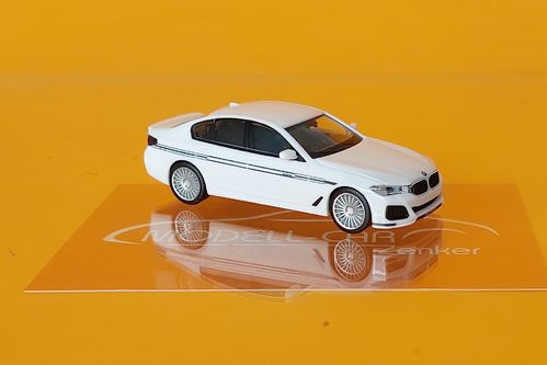 BMW Alpina B5 Limousine (G30) weiß mit Dekor 1:87