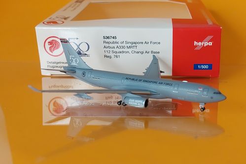 Herpa 536745 Republic of Singapore Air Force Airbus A330 MRTT