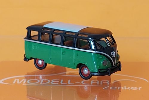 VW T1b Samba schwarz/grün 1960 1:87