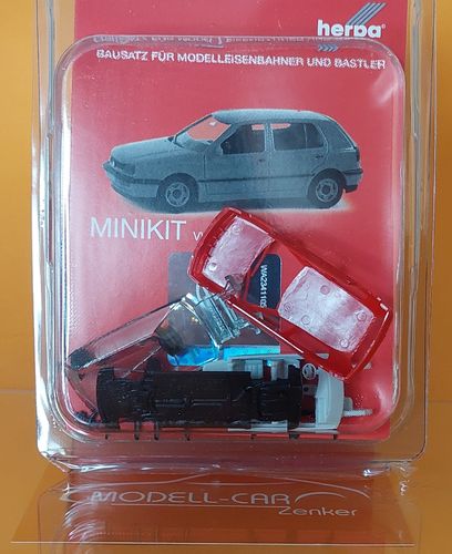 Minikit VW Golf III hellrot 1:87