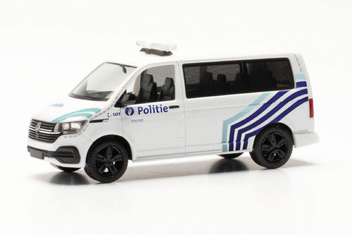 VW T 6.1 Kombi Politie - Polizei Belgien 1:87