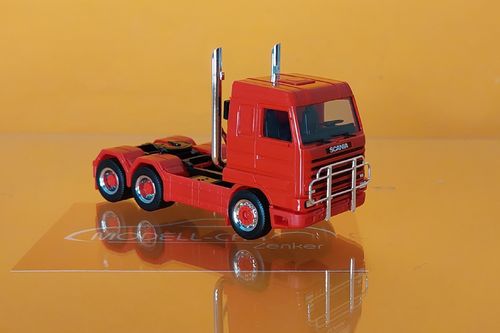 Scania 143 Streamline ZGM 3a Dachträger Pipes rot 1:87