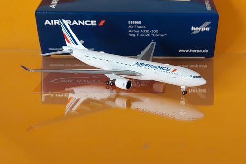 Herpa 536950 Air France Airbus A330-200 (new colors) – F-GCZE "Colmar" 1:500