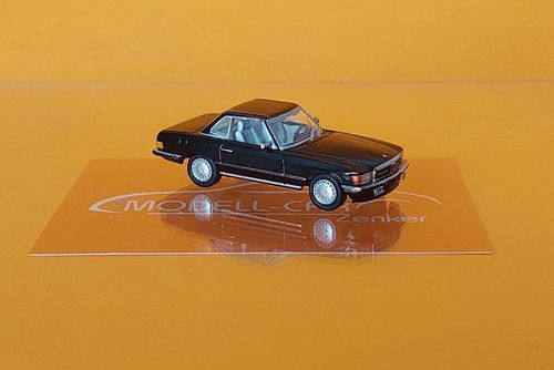 Mercedes-Benz SL (R107) Hardtop schwarz met. 1985 1:87