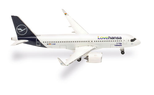 Herpa Wings 537155 Lufthansa Airbus A320neo D-AINY 1:500