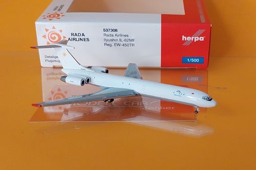 Herpa Wings 537308 Rada Airlines Ilyushin IL-62MF - EW-450TR 1:500