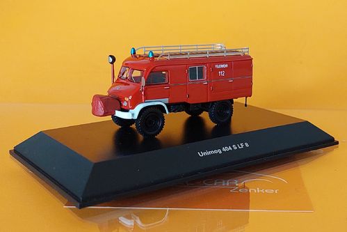 Unimog 404 S LF8 Feuerwehr rot/schwarz 1962 1:87