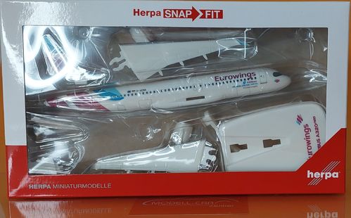 Herpa Wings 613910 Eurowings Airbus A320neo – D-AENA 1:200