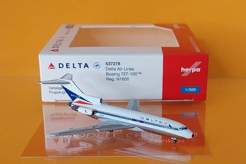 Herpa Wings 537278 Delta Air Lines Boeing 727-100 – N1635 1:500