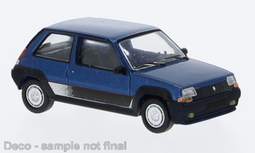 Renault 5 GT Turbo metallic-blau 1985 1:87
