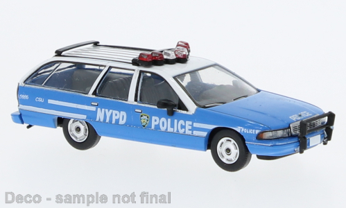 Chevrolet Caprice Station Wagon NYPD - Police 1991 1:87