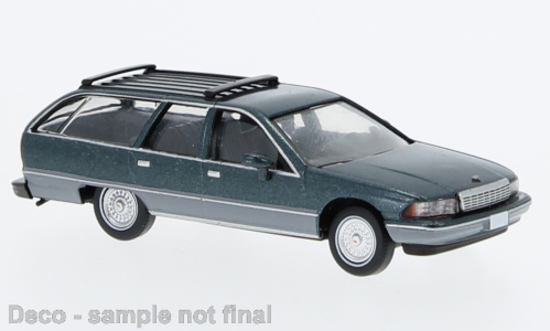 Chevrolet Caprice Station Wagon metallic-dunkelgrün 1991 1:87