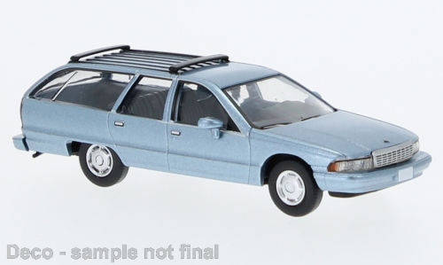 Chevrolet Caprice Station Wagon metallic-hellblau 1991 1:87