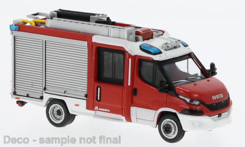 Iveco Magirus Daily MLF rot/weiss 2021 1:87