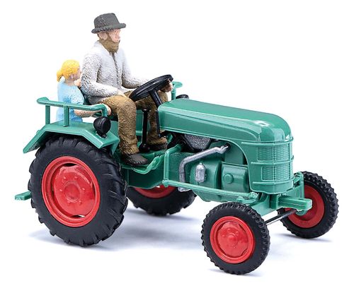 Traktor Kramer KL 11 mit Bauer und Kind 1:87