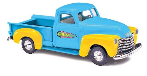 Chevrolet Pick-Up hellblau/gelb cheesy 1:87