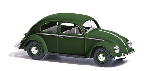 VW Käfer Ovalfenster Stoffdach dunkelgrün 1:87