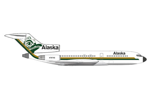 Alaska Airlines Boeing 727-100 N797AS 1:500