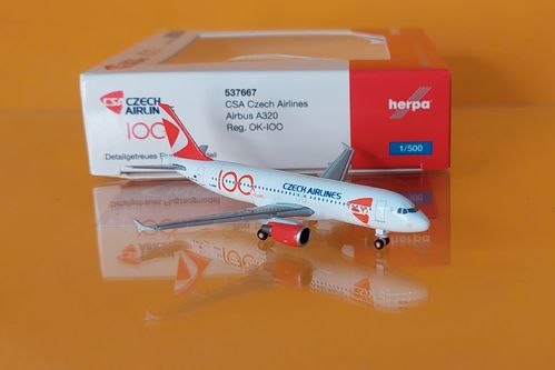 CSA Czech Airlines Airbus A320 “100 Years” – OK-IOO
