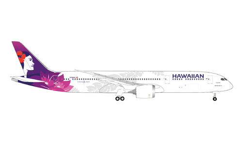 Herpa 537612 Hawaiian Airlines Boeing 787-9 Dreamliner "Kapuahi" 1:500