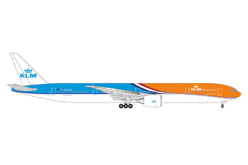 Herpa 537773 KLM Boeing 777-300ER "Orange Pride" PH-BVA 1:500