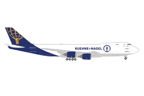 Herpa 537506 Kuehne + Nagel (Atlas Air) Boeing 747-8F "Inspire" 1:500