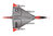 Herpa 573160 XB-58 Hustler USAF B58 Test Force 55-0661 1:200